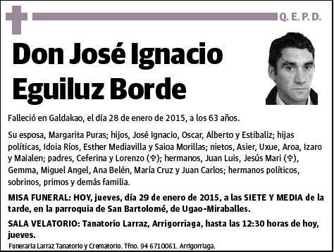 EGUILUZ BORDE,JOSE IGNACIO