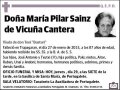 SAINZ DE VICUÑA CANTERA,MARIA PILAR