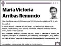 ARRIBAS RENUNCIO,MARIA VICTORIA