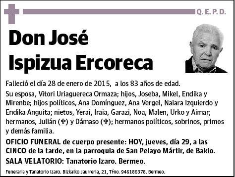 ISPIZUA ERCORECA,JOSE