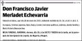 MERLADET ECHEVARRIA,FRANCISCO JAVIER