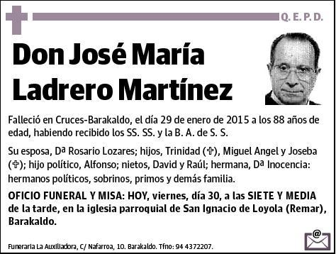 LADRERO MARTINEZ,JOSE MARIA