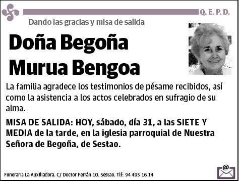 MURUA BENGOA,BEGOÑA