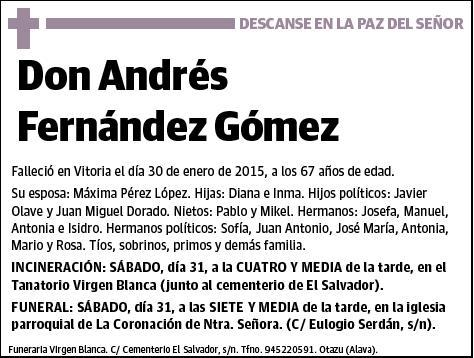 FERNANDEZ GOMEZ,ANDRES