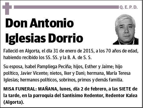 IGLESIAS DORRIO,ANTONIO