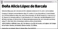 LOPEZ DE BARCALA,ALICIA
