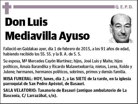 MEDIAVILLA AYUSO,LUIS