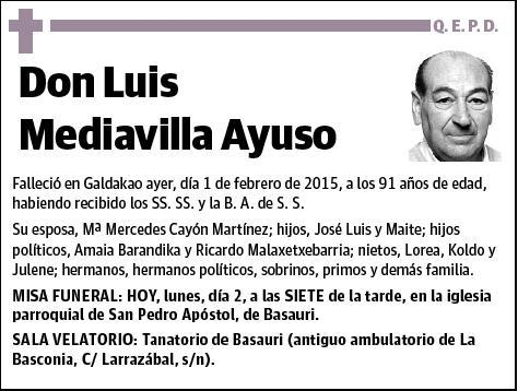 MEDIAVILLA AYUSO,LUIS