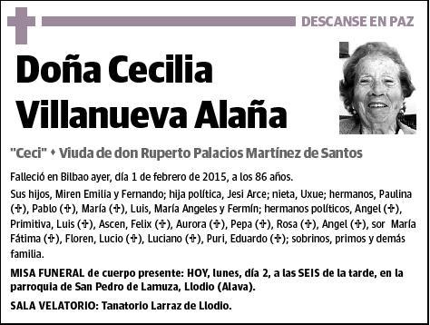 VILLANUEVA ALAÑA,CECILIA