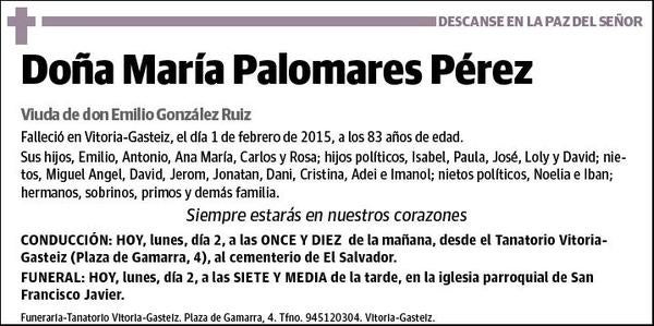 PALOMARES PEREZ,MARIA