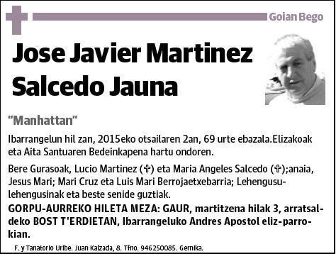 MARTINEZ SALCEDO,JOSE JAVIER