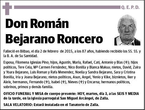 BEJARANO RONCERO,ROMAN