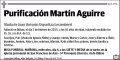 MARTIN AGUIRRE,PURIFICACION
