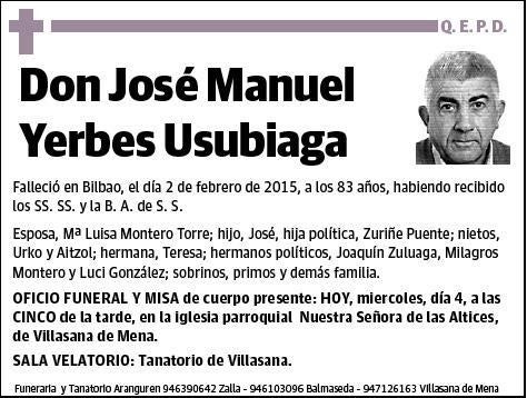 YERBES USUBIAGA,JOSE MANUEL