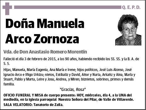 ARCO ZORNOZA,MANUELA