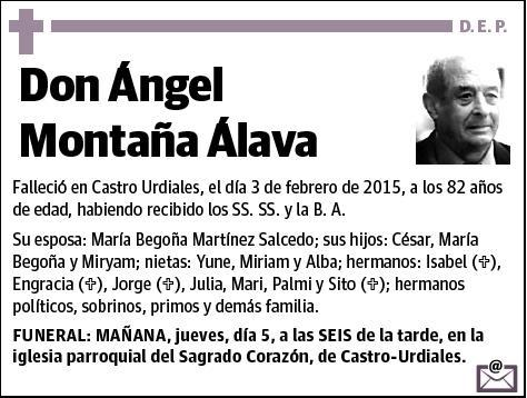 MONTAÑA ALAVA,ANGEL