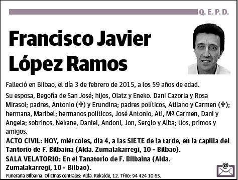 LOPEZ RAMOS,FRANCISCO JAVIER