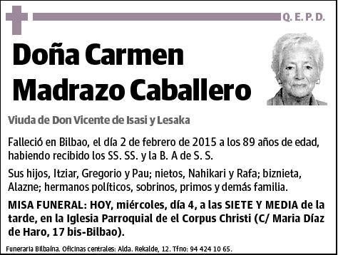 MADRAZO CABALLERO,CARMEN