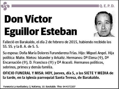 EGUILLOR ESTEBAN,VICTOR