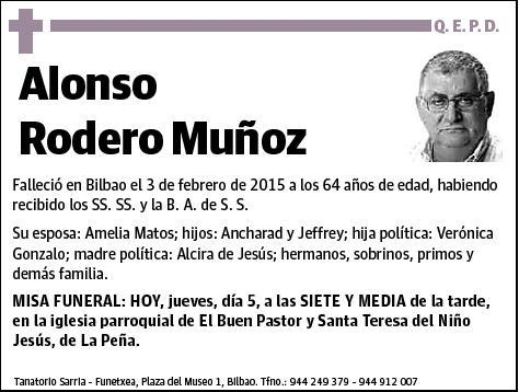 RODERO MUÑOZ,ALONSO