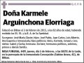 ARGUINCHONA ELORRIAGA,KARMELE