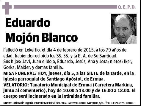 MOJON BLANCO,EDUARDO