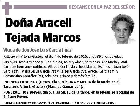 TEJADA MARCOS,ARACELI