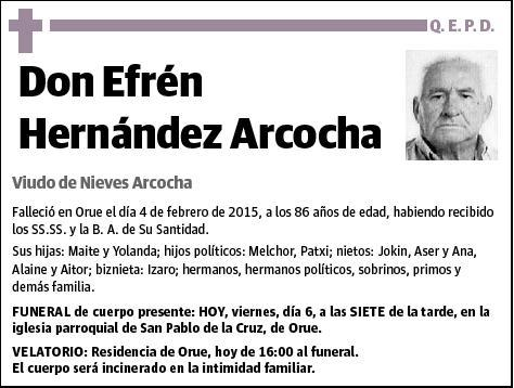 HERNANDEZ ARCOCHA,EFREN