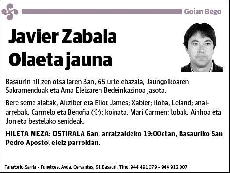 ZABALA OLAETA,JAVIER