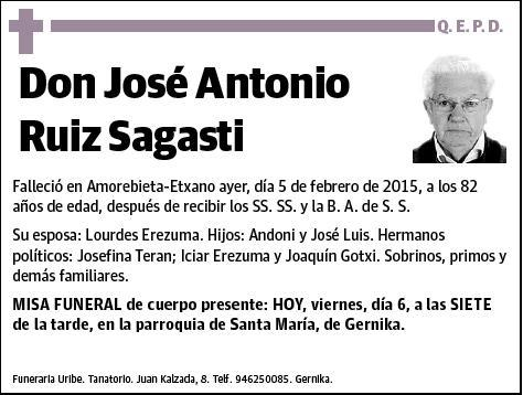 RUIZ SAGASTI,JOSE ANTONIO