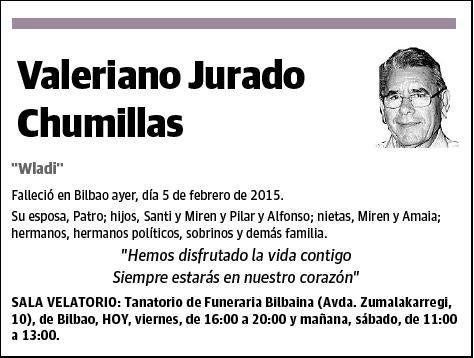 JURADO CHUMILLAS,VALERIANO