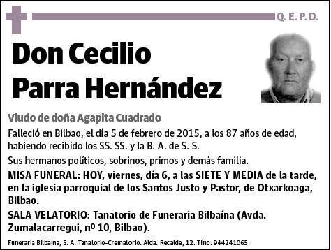 PARRA HERNANDEZ,CECILIO