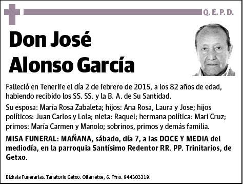 ALONSO GARCIA,JOSE