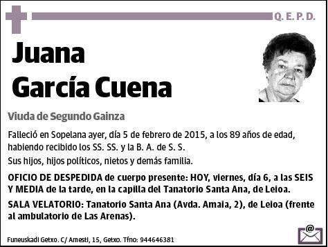 GARCIA CUENA,JUANA