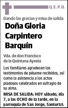 CARPINTERO BARQUIN,GLORIA