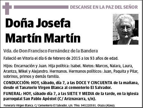 MARTIN MARTIN,JOSEFA