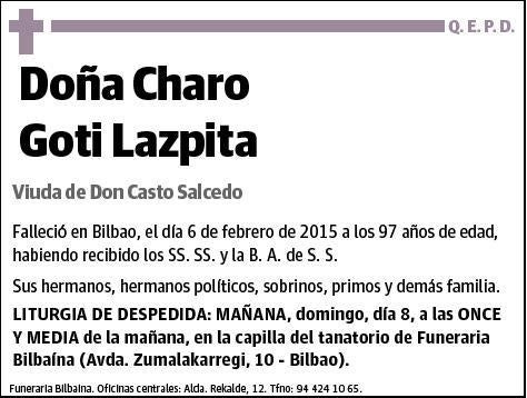 GOTI LAZPITA,CHARO