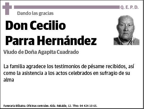 PARRA HERNANDEZ,CECILIO