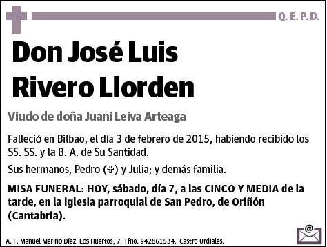 RIVERO LLORDEN,JOSE LUIS