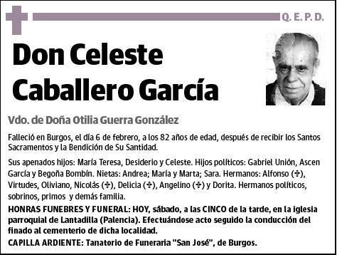 CABALLERO GARCIA,CELESTE