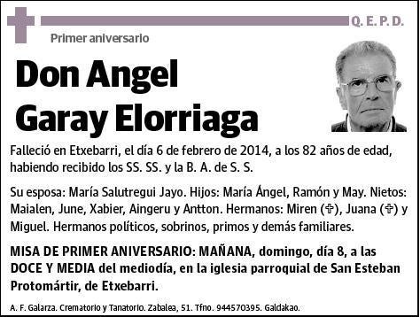 GARAY ELORRIAGA,ANGEL