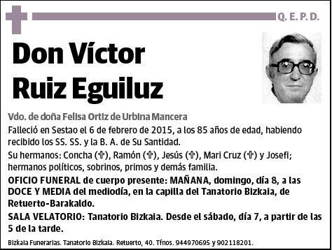 RUIZ EGUILUZ,VICTOR