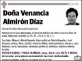 ALMIRON DIAZ,VENANCIA