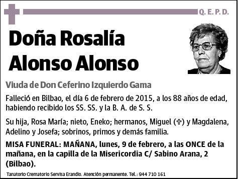 ALONSO ALONSO,ROSALIA