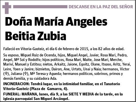 BEITIA ZUBIA,MARIA ANGELES