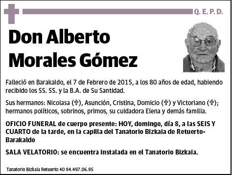 MORALES GOMEZ,ALBERTO