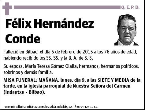 HERNANDEZ CONDE,FELIX