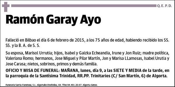 GARAY AYO,RAMON