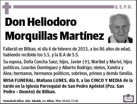 MORQUILLAS MARTINEZ,HELIODORO