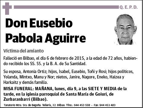 PABOLA AGUIRRE,EUSEBIO